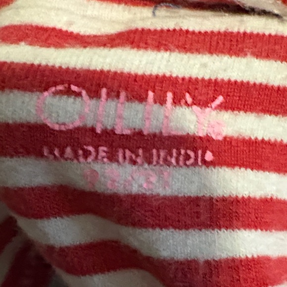 Oilily Colorful Boho Floral and Striped Dress size 2T - Picture 4 of 4